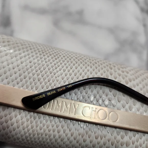 NEW Authentic JIMMY CHOO birdie Round Sunglasses - Picture 5 of 7